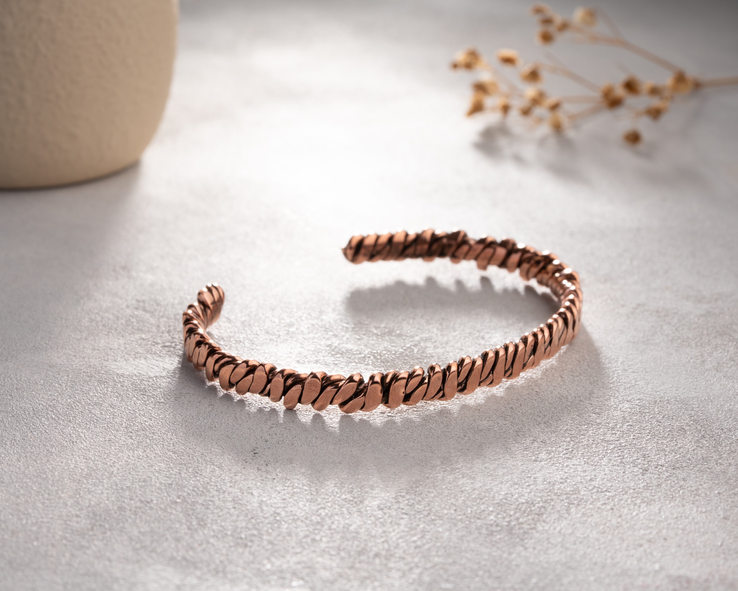 El Yapımı %100 Bakır Bileklik | Doğal Enerji ve Zamansız Şıklık