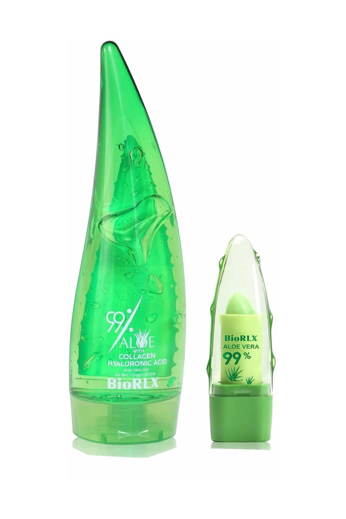 Aloe Vera Jeli +Collagen +Hyaluronic Acid 250ML + Lip BALM (Kırmızı)