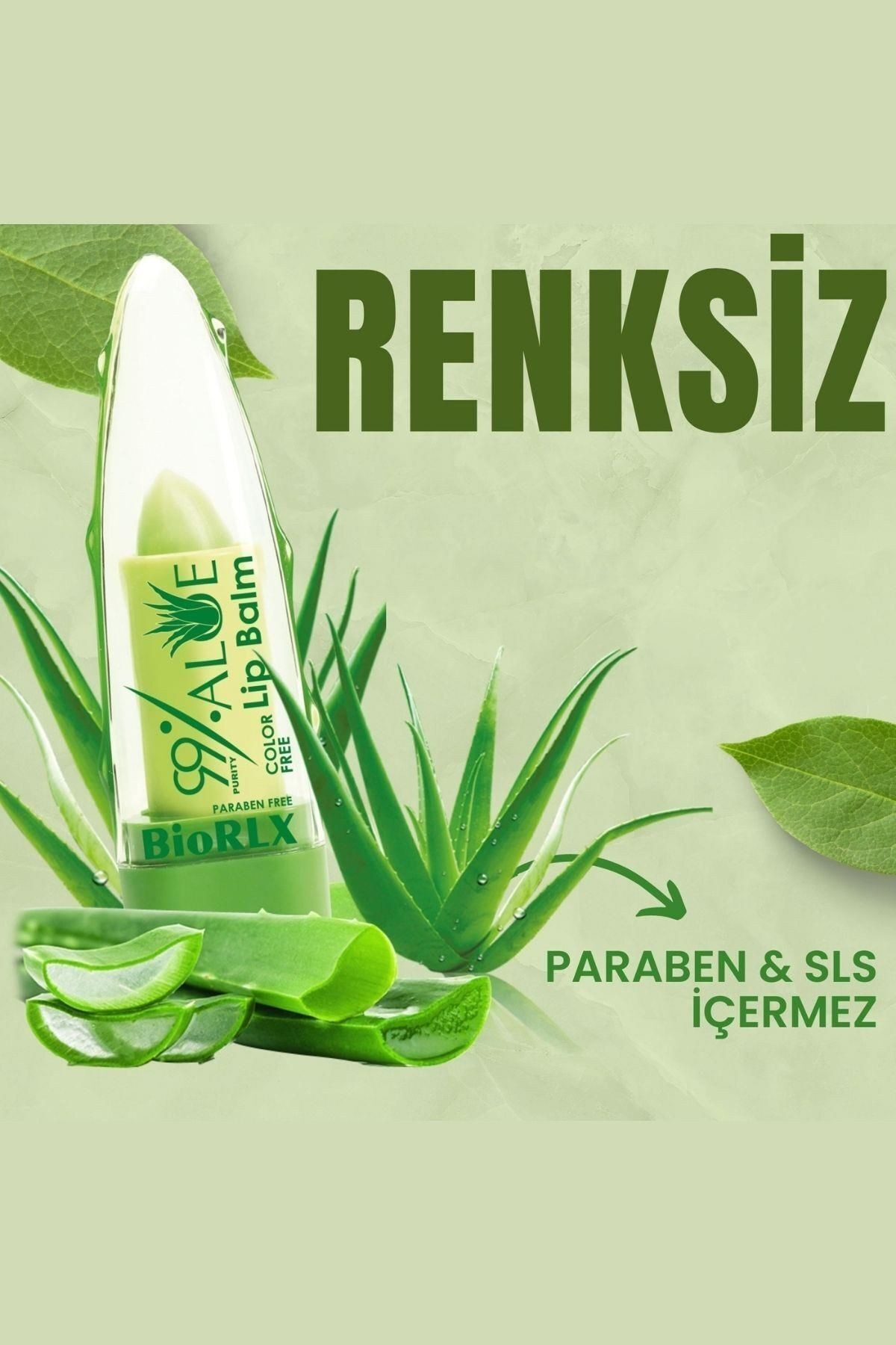 %99 Aloe Vera Dudak Balmı Renksiz Dudak Bakım 3,5 G