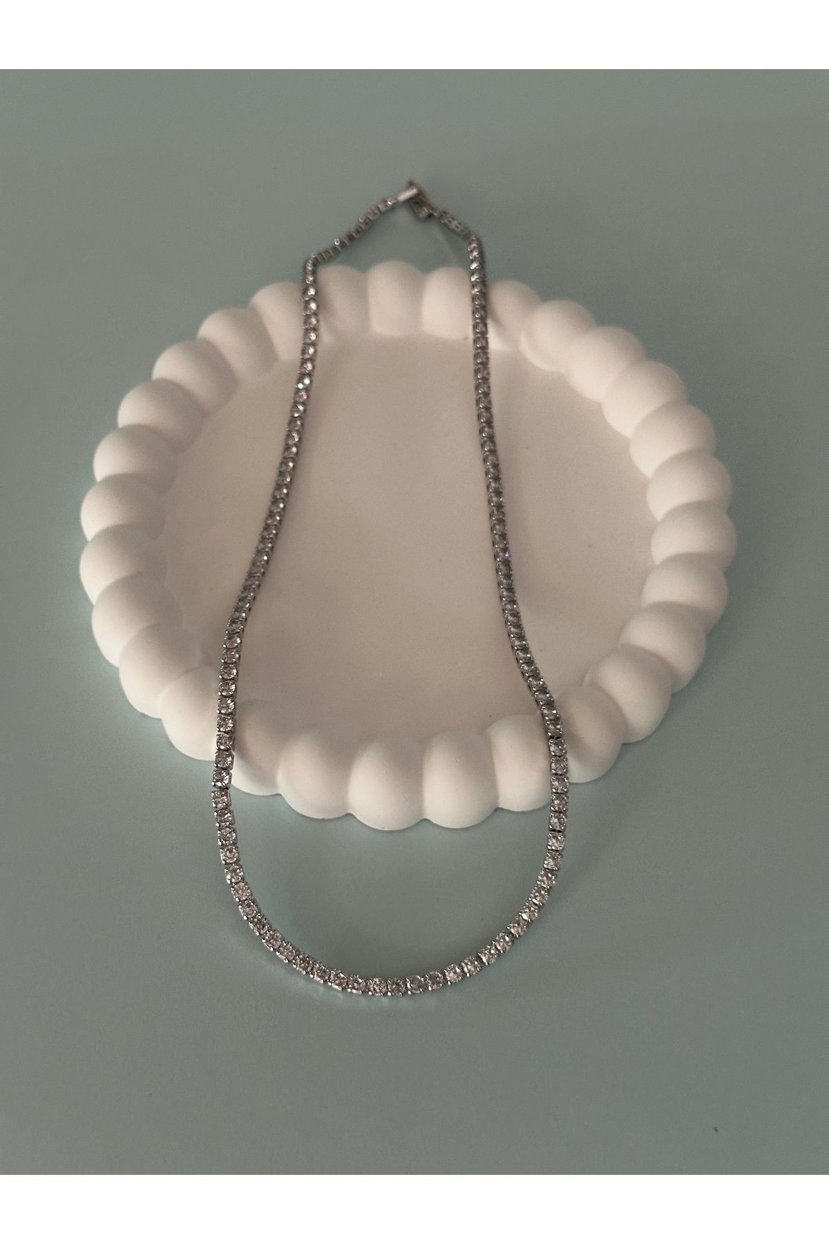 Özel Seri Döküm Model Mini Su Yolu Silver Kolye