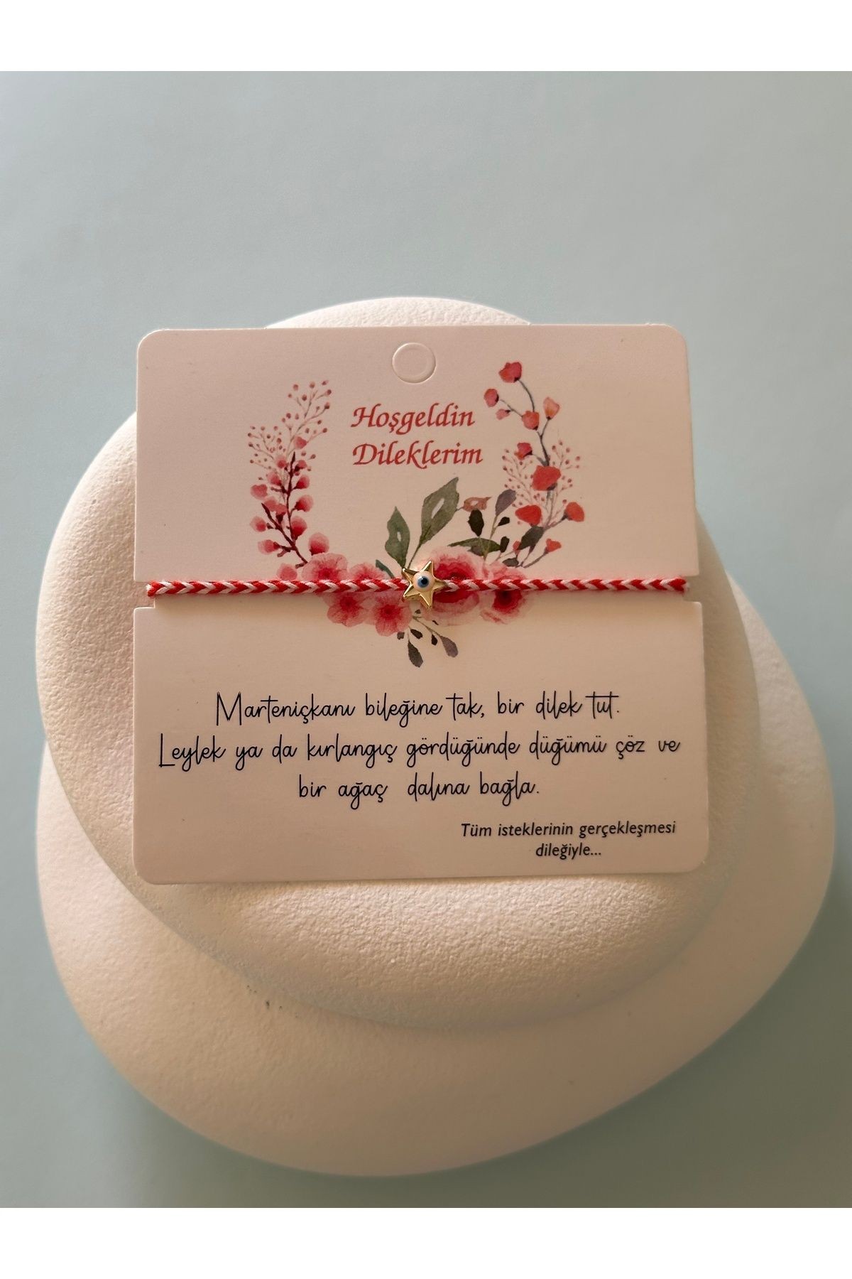 Marteniçka Nazar Boncuğu Detaylı Yıldız Şans Bilekliği