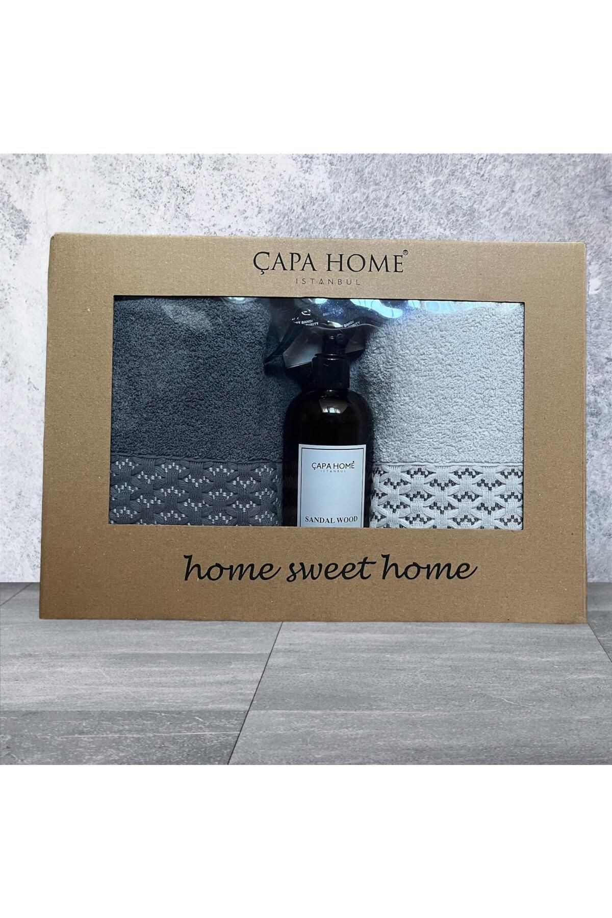 ÇAPA HOME 2'Lİ HAVLU SETİ ODA KOKULU