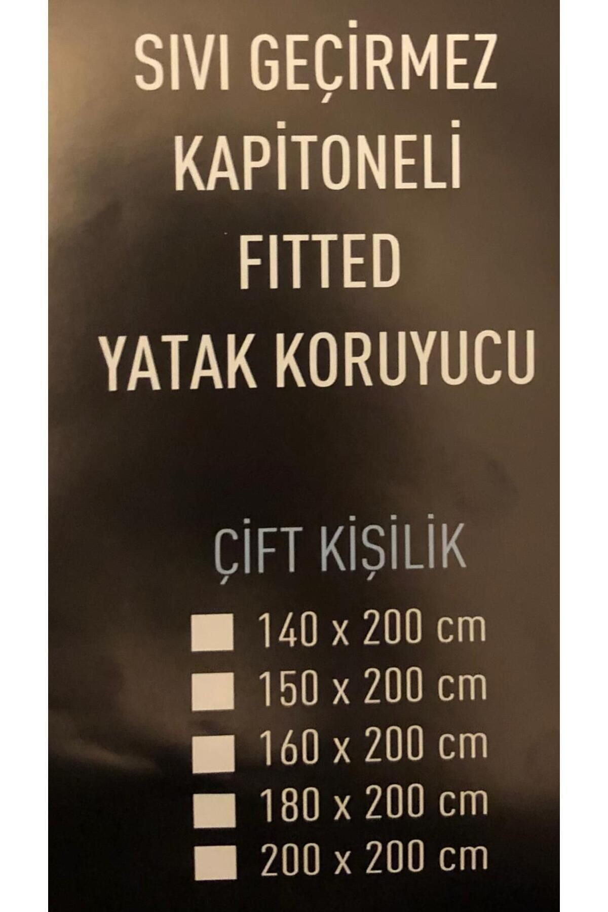 %100 Sıvı Geçirmez Fitted Kapitoneli Alez