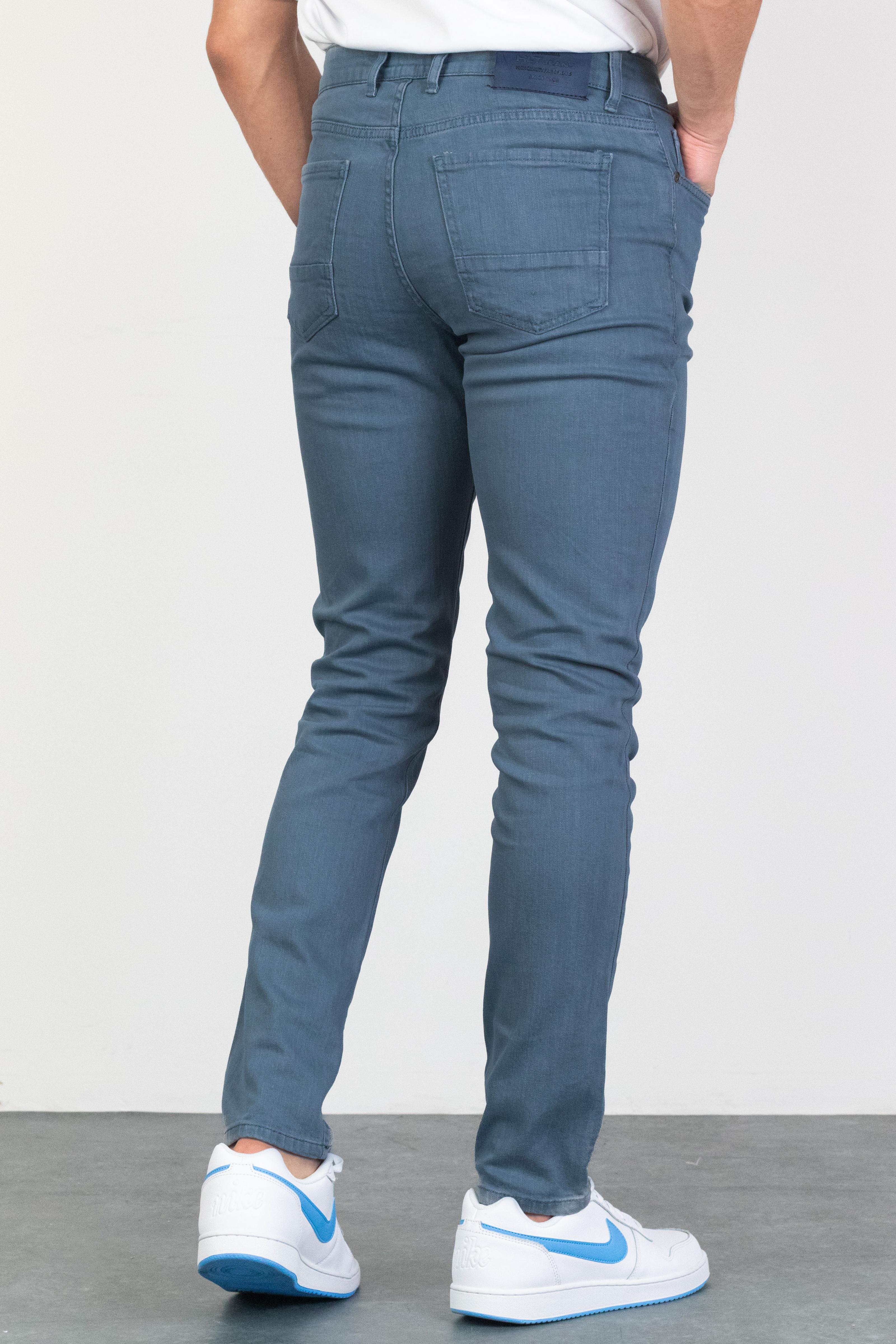 Mavi Slim Fit Taşlamalı Jean HLTHE001946