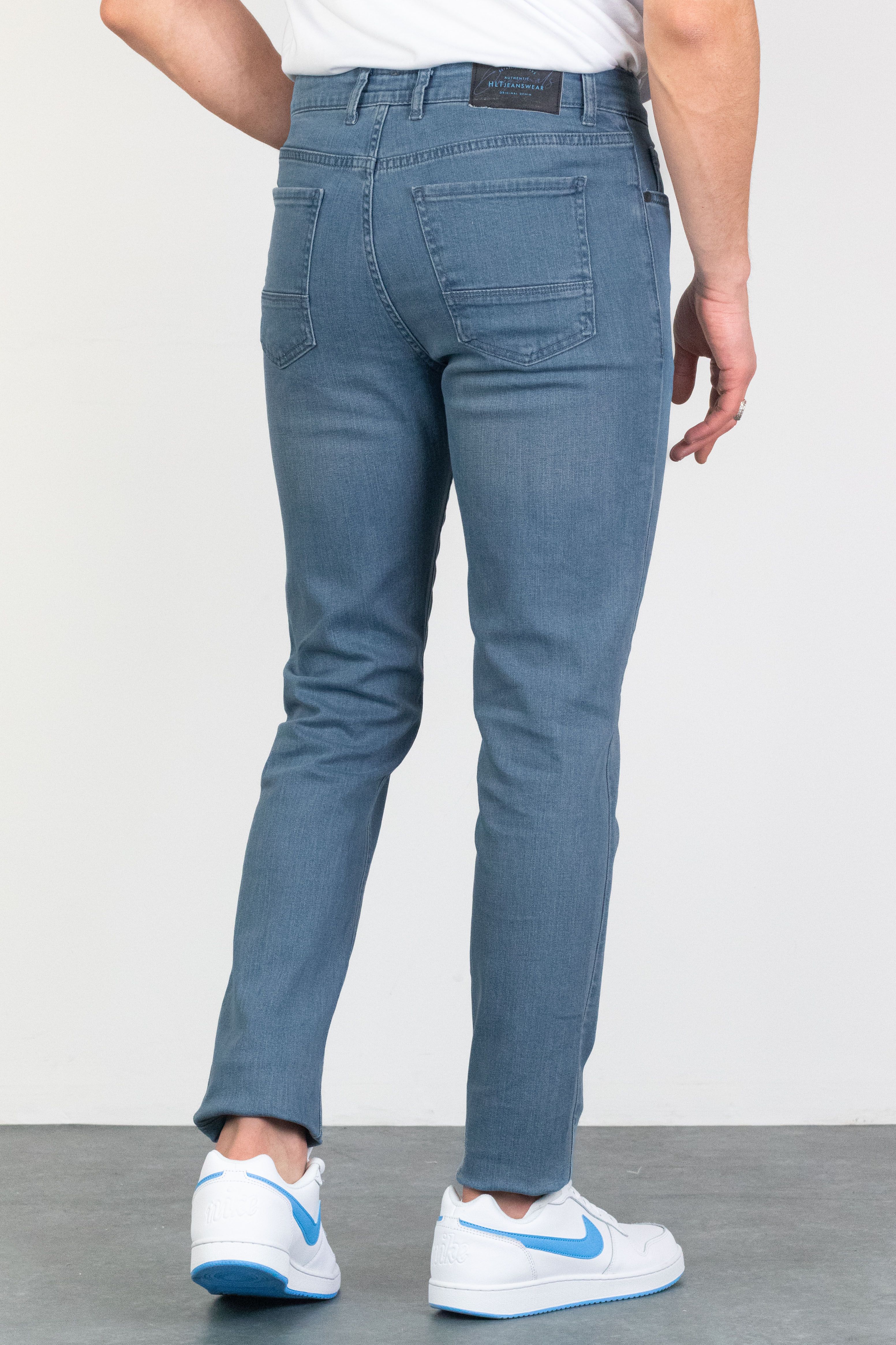 Mavi Slim Fit Taşlamalı Jean HLTHE001941