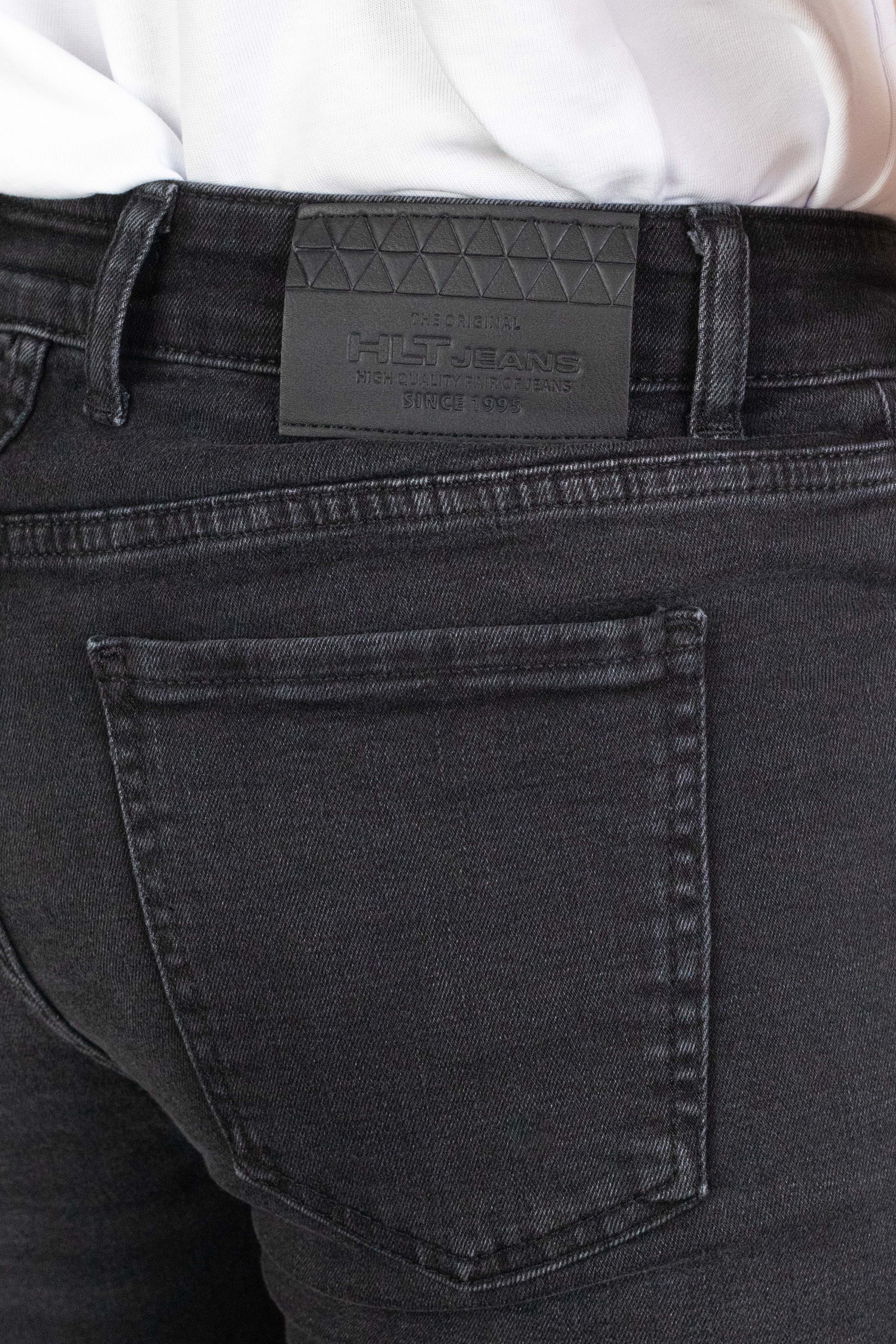 Antrasit Taşlamalı Slim Fit - Jeffrey