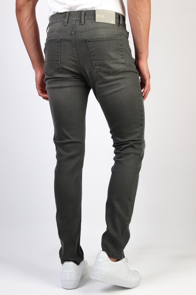 Slim Fit Likralı Jeans - HAKİ