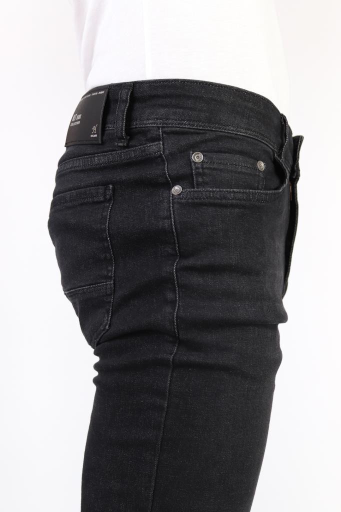 Antrasit Taşlamalı Slim Fit Jeans HLTHE001972