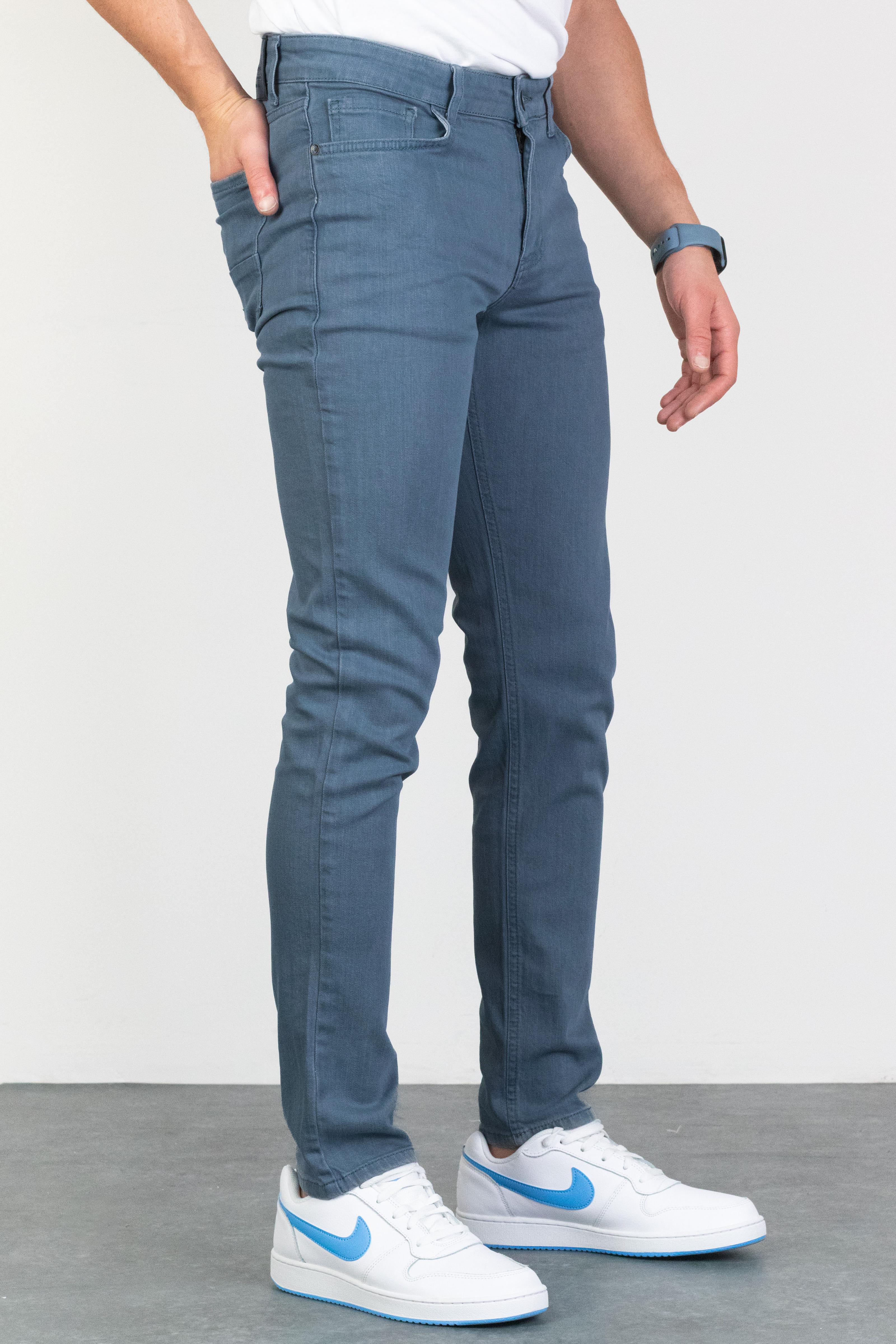 Mavi Slim Fit Taşlamalı Jean HLTHE001946