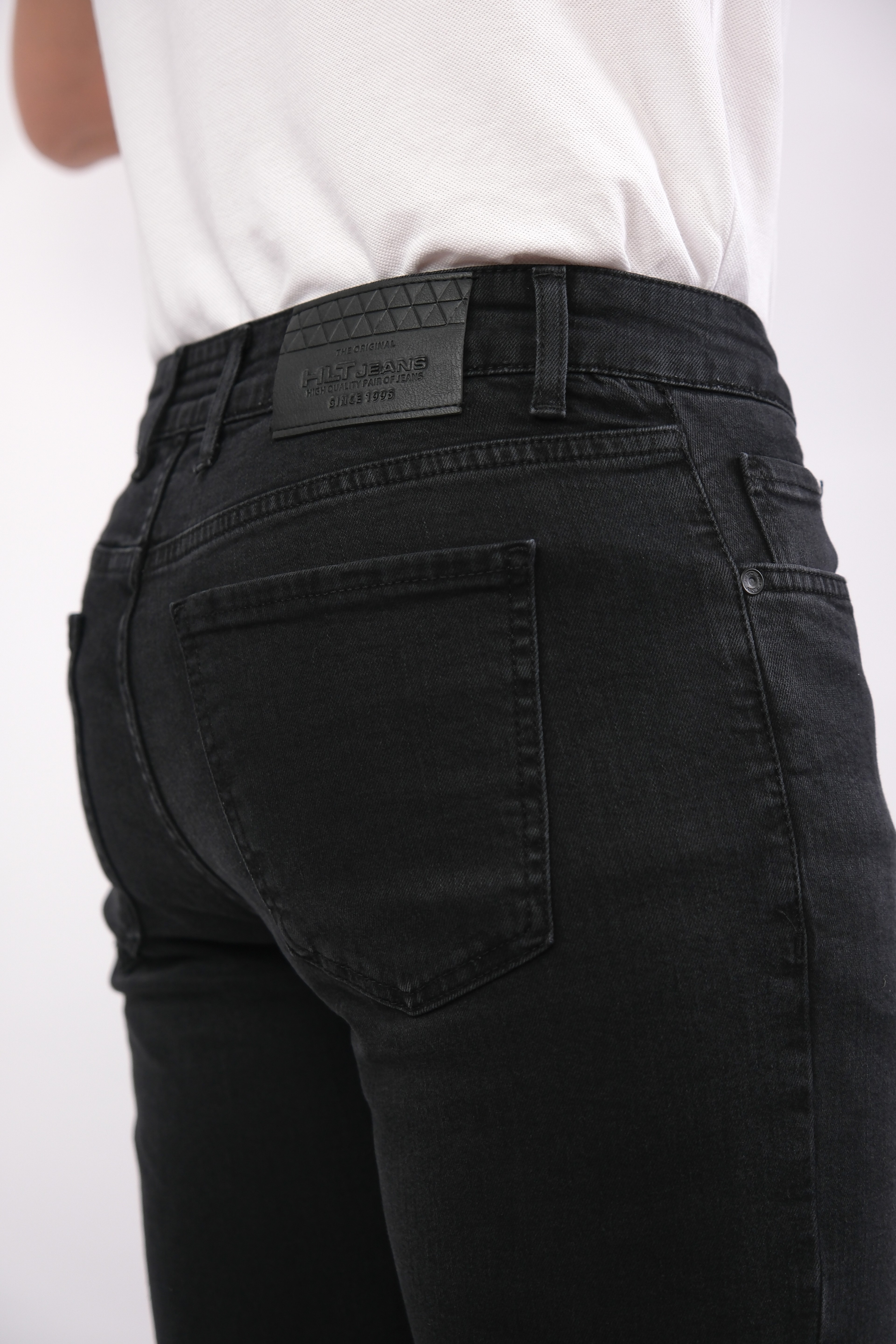 Regular Fit Likralı Jeans - Antrasit