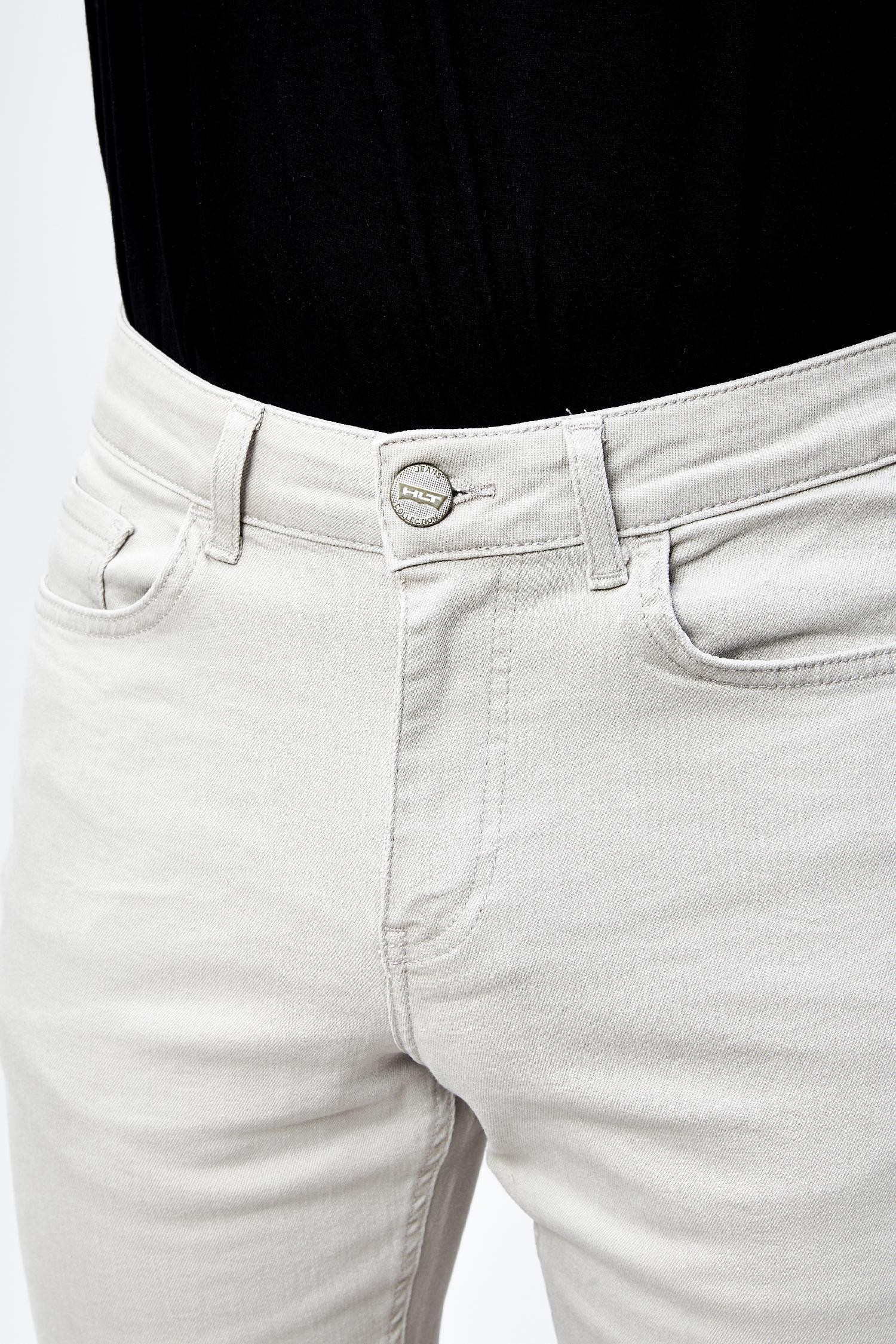 Erkek Taşlamalı Mavi Regular Fit Rahat Kesim Esnek Likralı Denim Jeans Kot Pantolon HLTHE001918