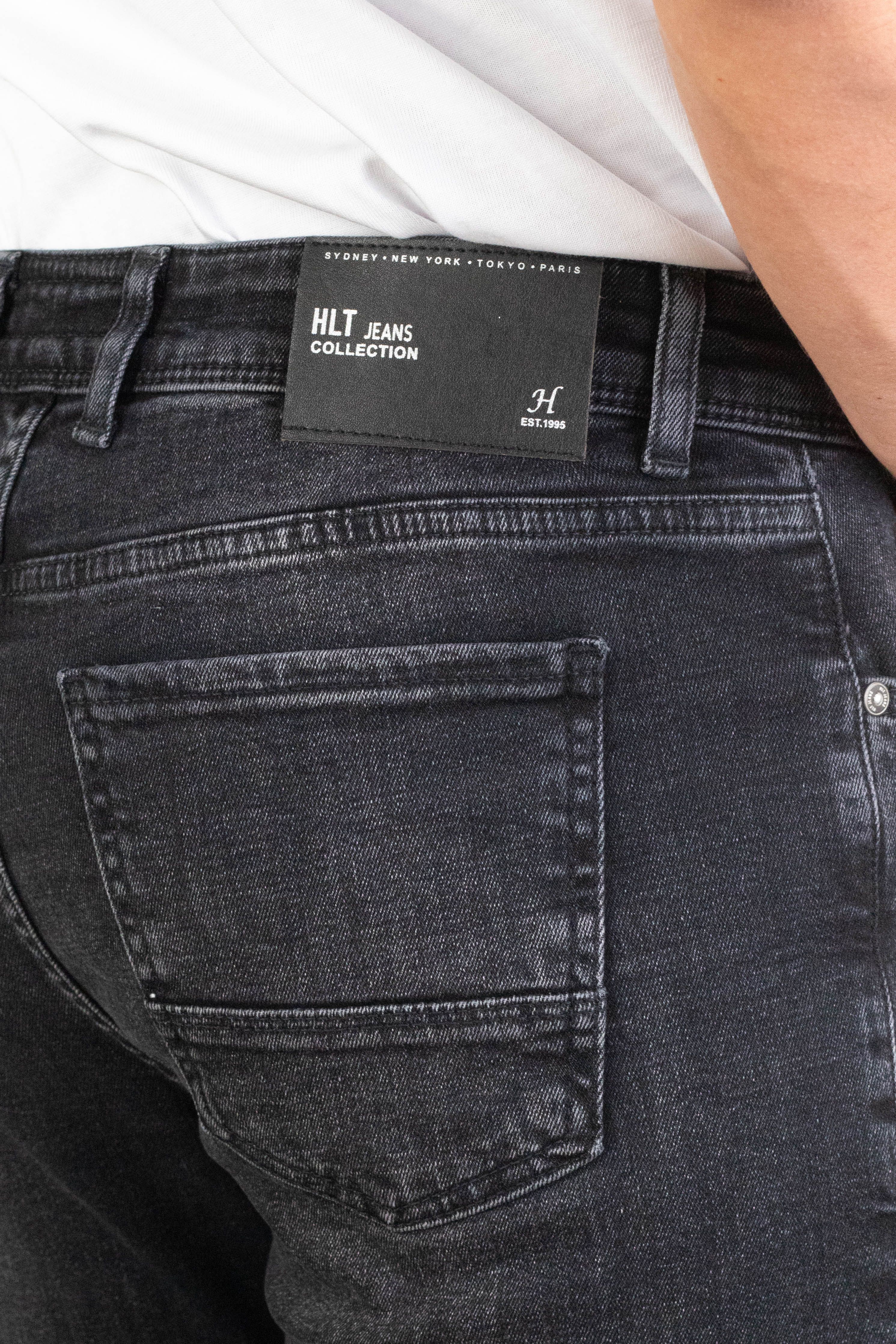 Antrasit Taşlamalı Slim Fit Jeans HLTHE001971