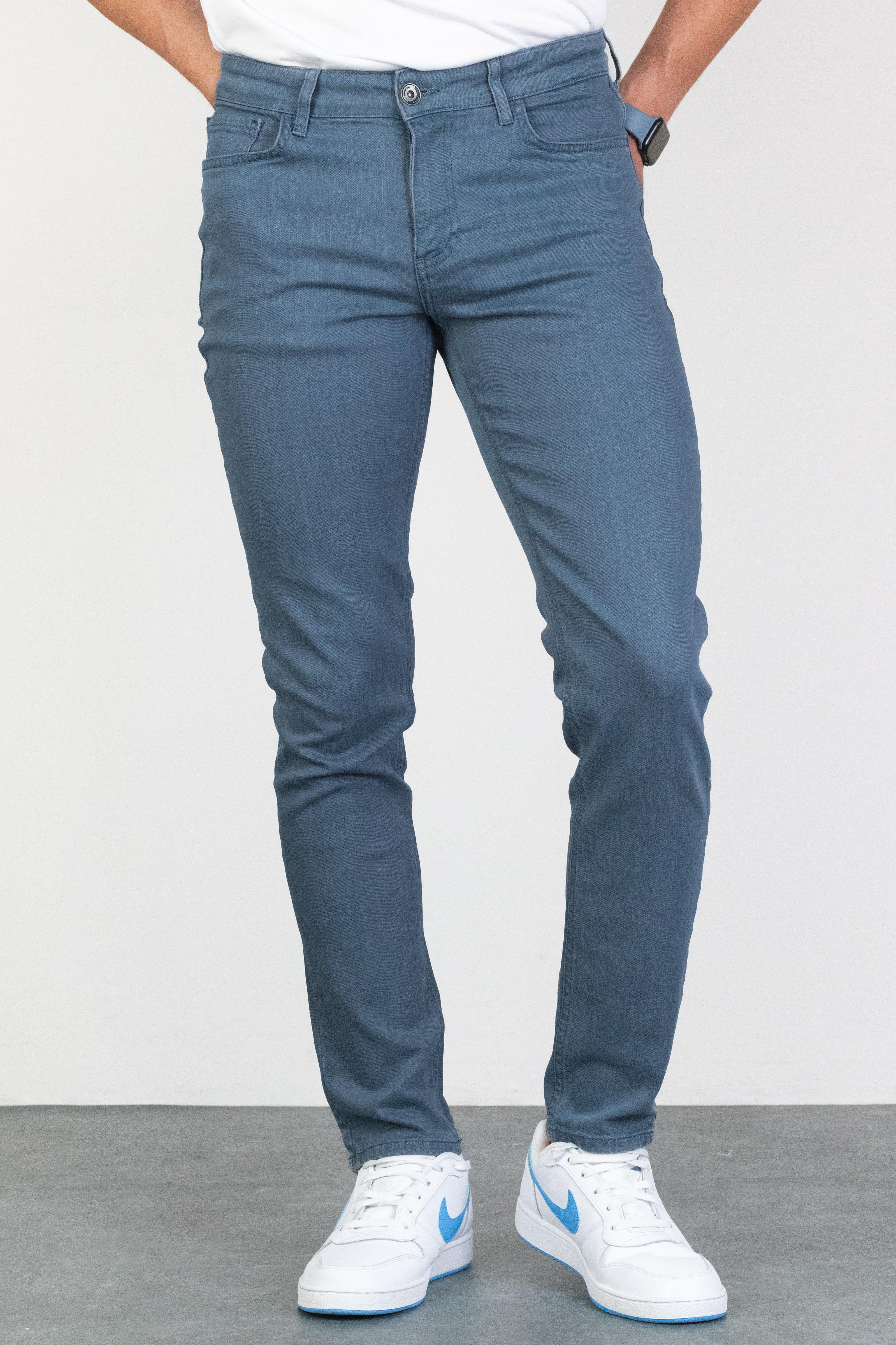 Mavi Slim Fit Taşlamalı Jean HLTHE001946