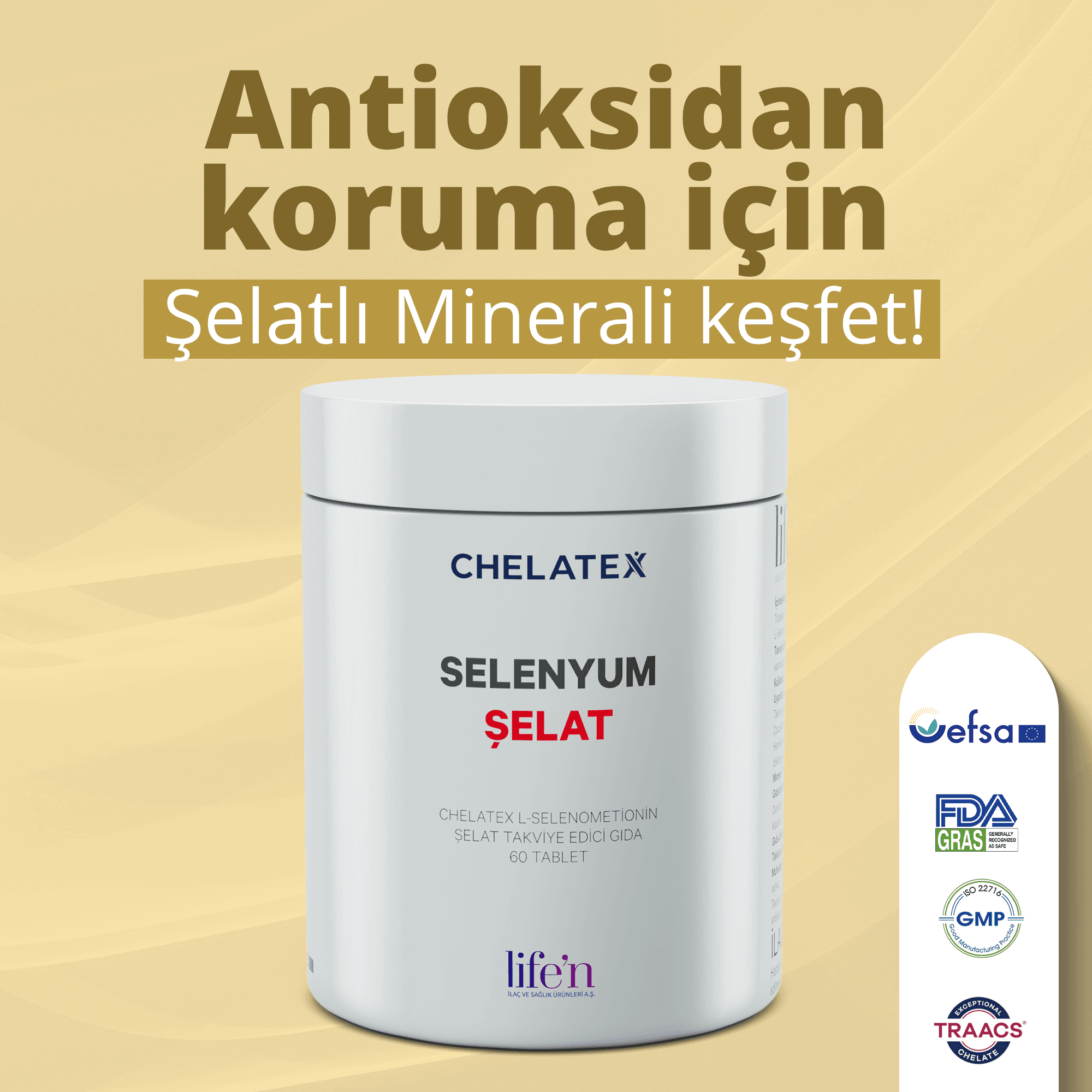 Selenyum Şelat 60 Tablet