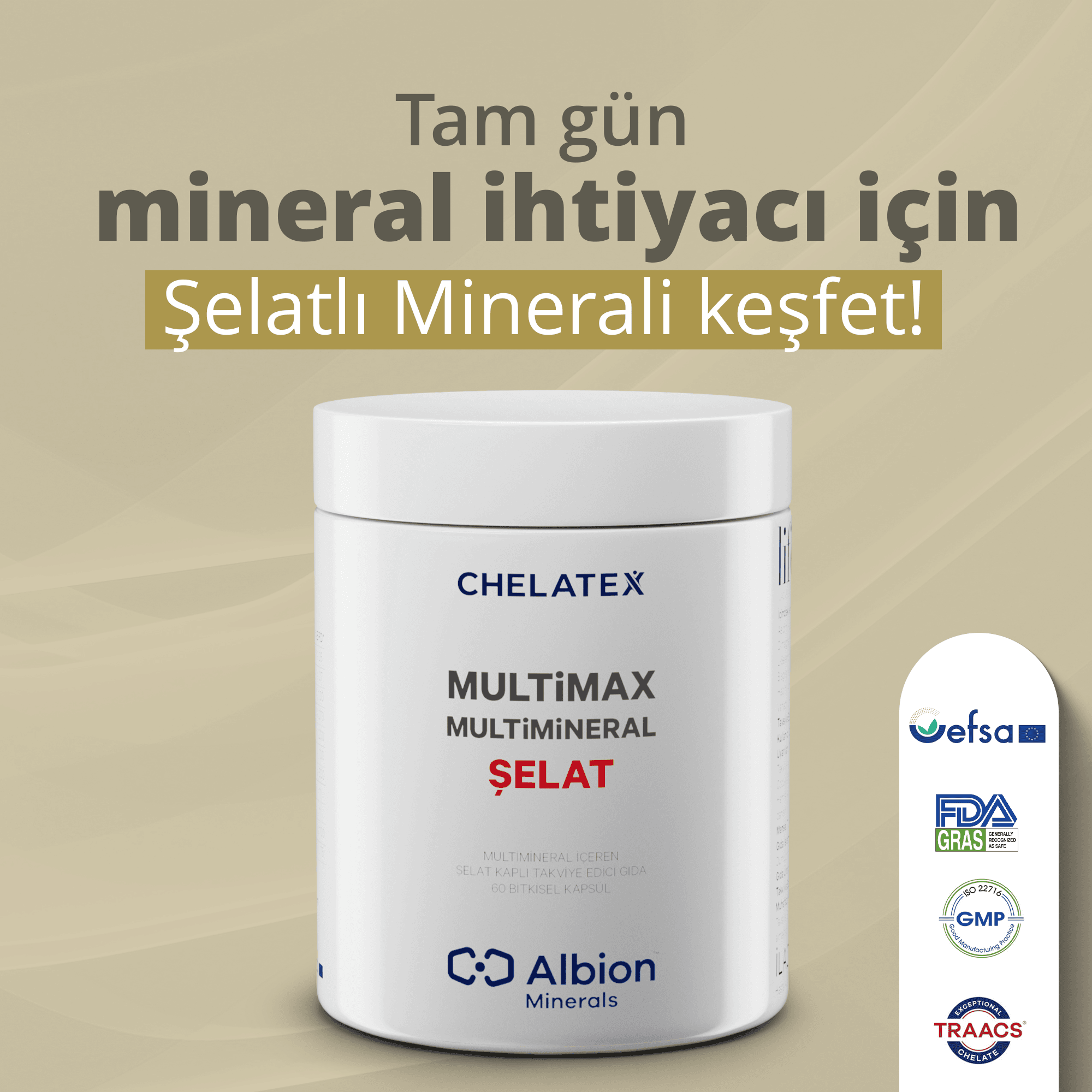 Multimax Multimineral 60 Kapsül