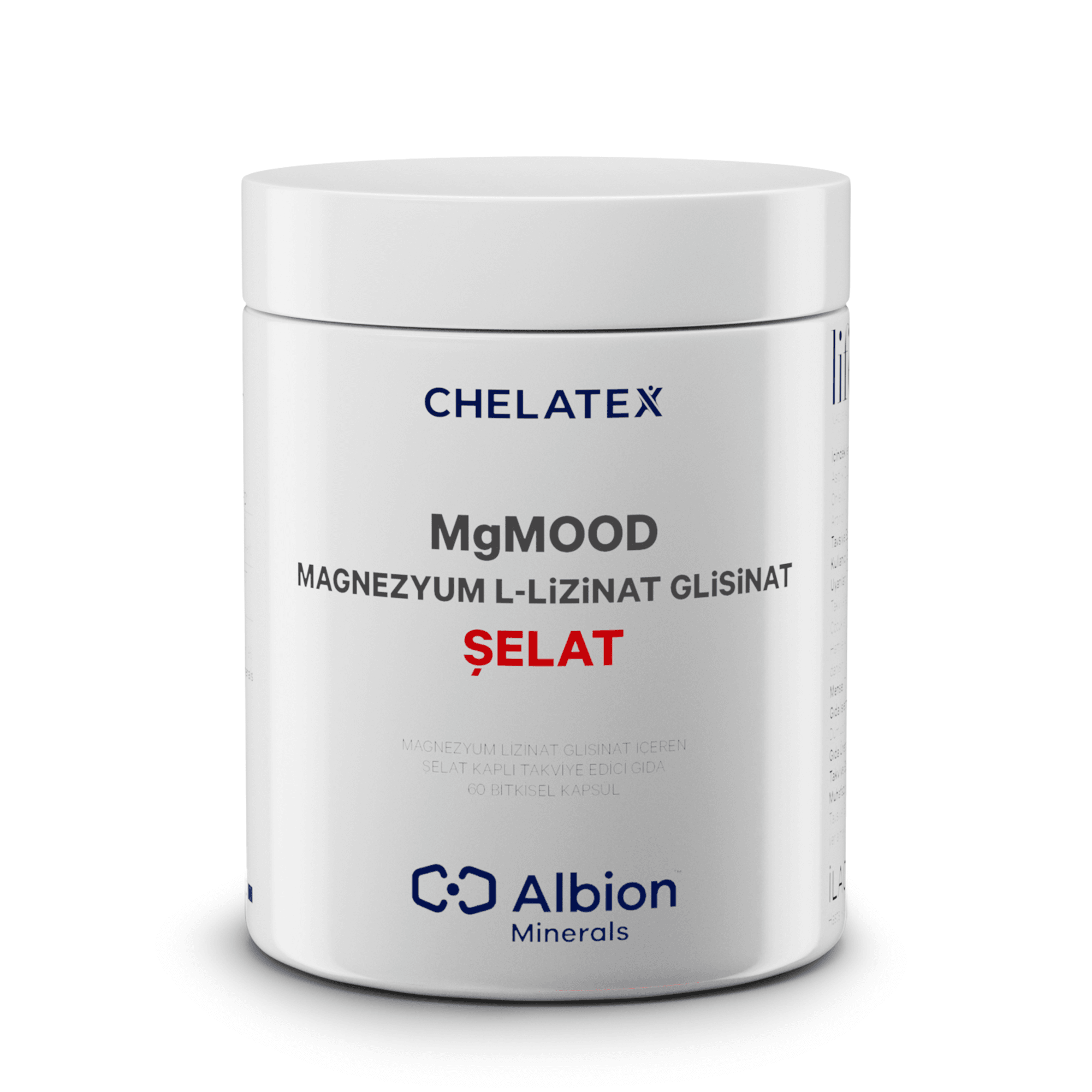 MgMood Magnezyum L-Lizinat Glisinat Şelat 60 Kapsül