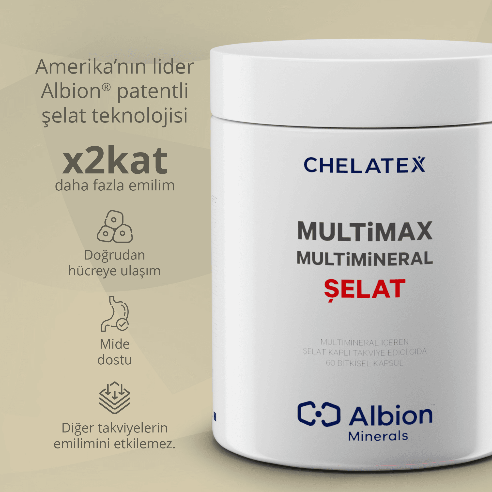 Multimax Multimineral 60 Kapsül