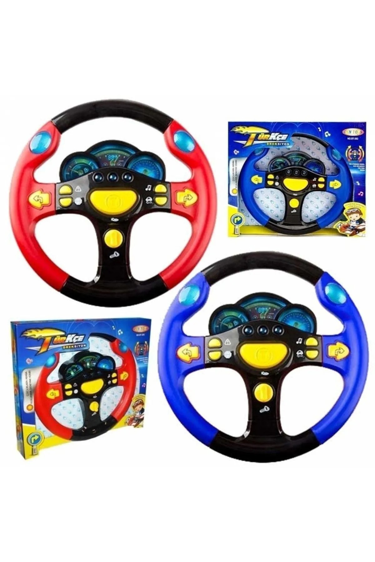 Can Toys Direksiyon Kutulu Türkçe Işıklı Direksiyon