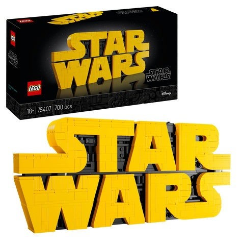 LEGO Parçalarla Yapılan Star Wars™ Logosu 75407