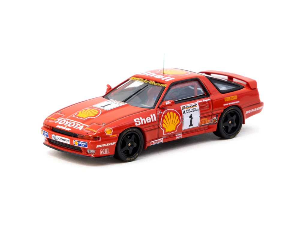 Tarmac Works 1/64 Toyota Supra Turbo (MA70) BTCC 1988 Chris Hodgetts - HOBBY64