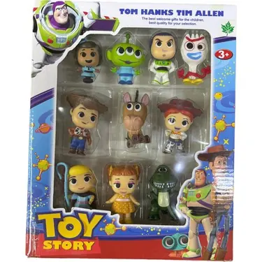 Toy Story Buzz Lightyear 9'lu Figür Karakter Seti Oyuncak Hikayesi