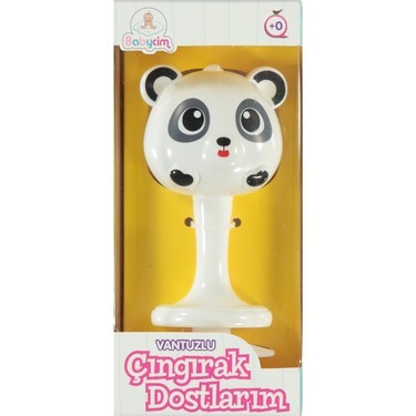 Babycim Vantuzlu Çıngırak Dostlarım Mavi Penguen - Panda