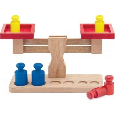 Playwood Kutuda Ahşap Terazi