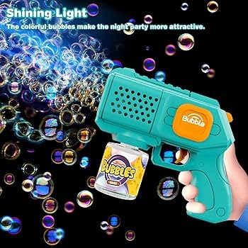 Bubble Gun Köpük Tabancası Çok Ağızlı Baloncuk Makinesi