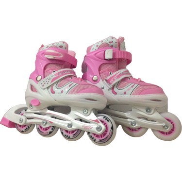 Can Paten Ayarlanabilen 35-38 Numara Silikon Teker Mavi Pembe Kırmızı Paten (İstenirse Eğitim Pateni Yapılabilir)
