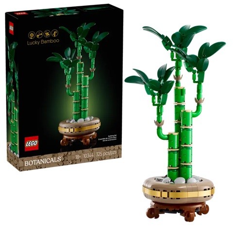 LEGO Botanicals Şans Bambusu Doğasever Yetişkinler için Dekoratif Bitki Yapım Seti