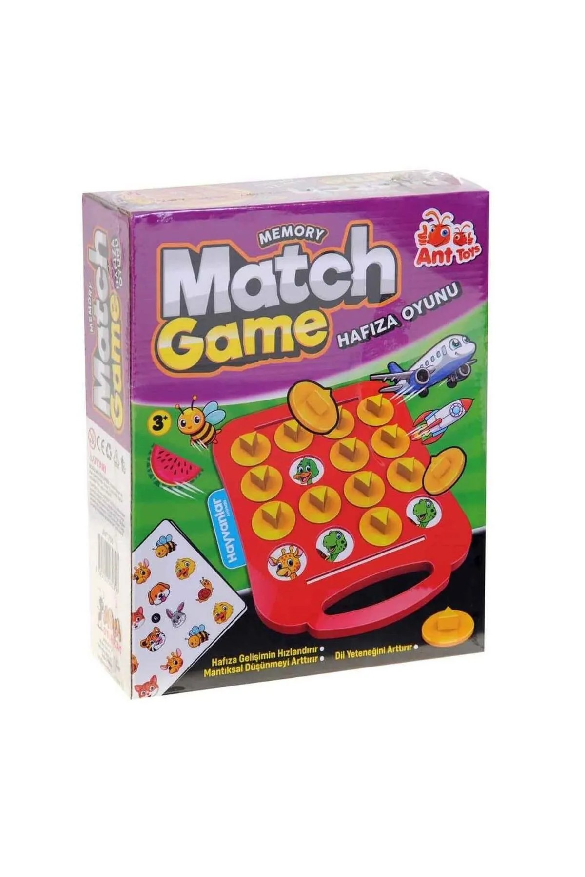 Match Game Ant Toys Hafıza Geliştirme Oyunu