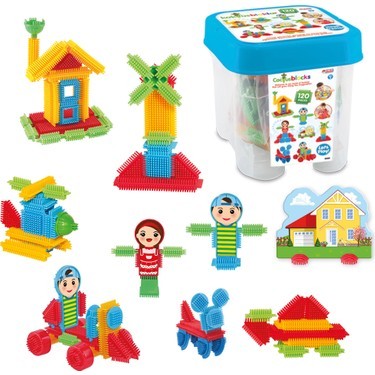 Dede Kaktüs Blok 120 Parça Kaktüs Lego