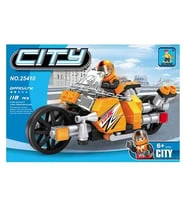 Ausini City Yarış Motoru Lego Seti - 118 Parça