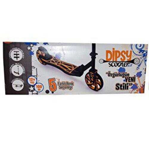 Dipsi Kolat 2 Tekerlekli Scooter Frenli 100 KG Taşıma Kapasiteli Katlanabilir +10 Yaş Üstü Çocuk Scooter