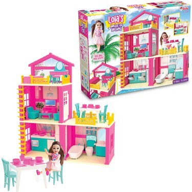 Lola'nın 3 Katlı Düşler Evi Siyah Saçlı Lola