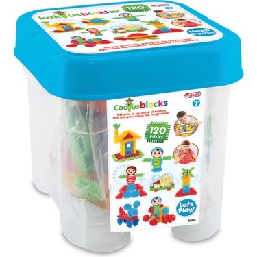 Dede Kaktüs Blok 120 Parça Kaktüs Lego