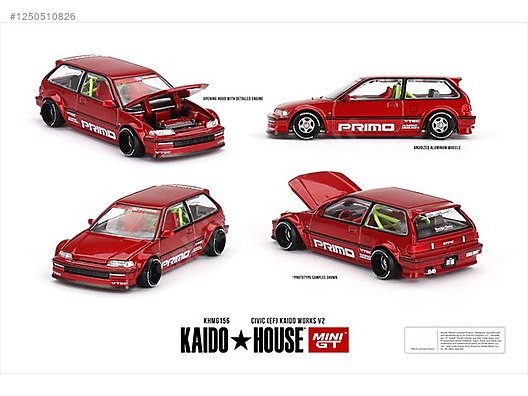 Mini GT 1/64 Honda Civic (EF) Kaido Works V2