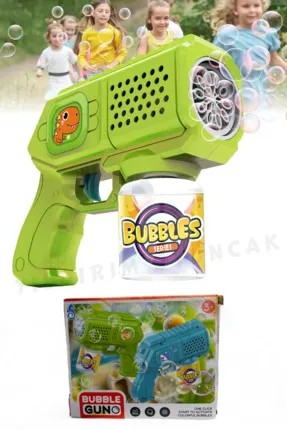 Bubble Gun Köpük Tabancası Çok Ağızlı Baloncuk Makinesi