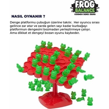Kurbağa Denge Oyunu Ant Toys Kurbağa Balance