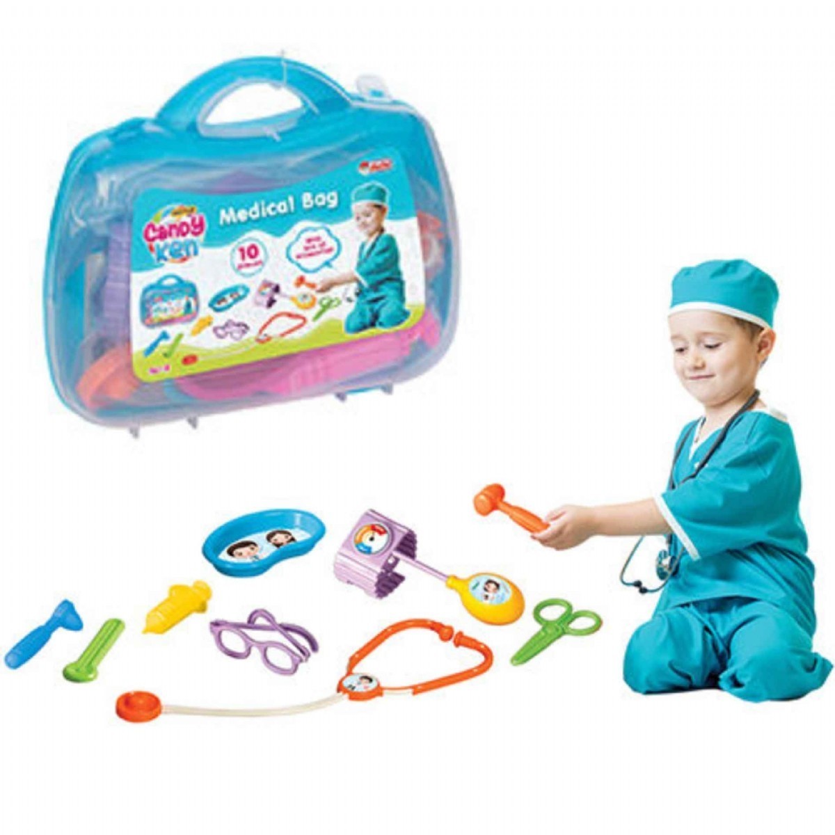 Dede Oyuncak Candy Ken Doktor Çantası 
