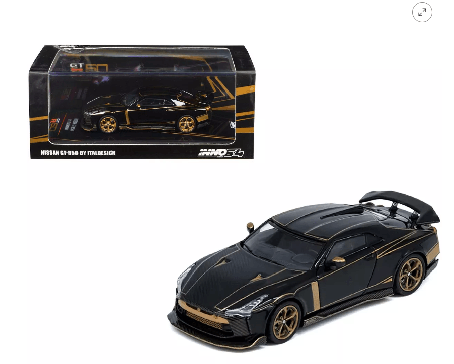 İnno Nissan GT-R50 By ItalDesign Black with Gold