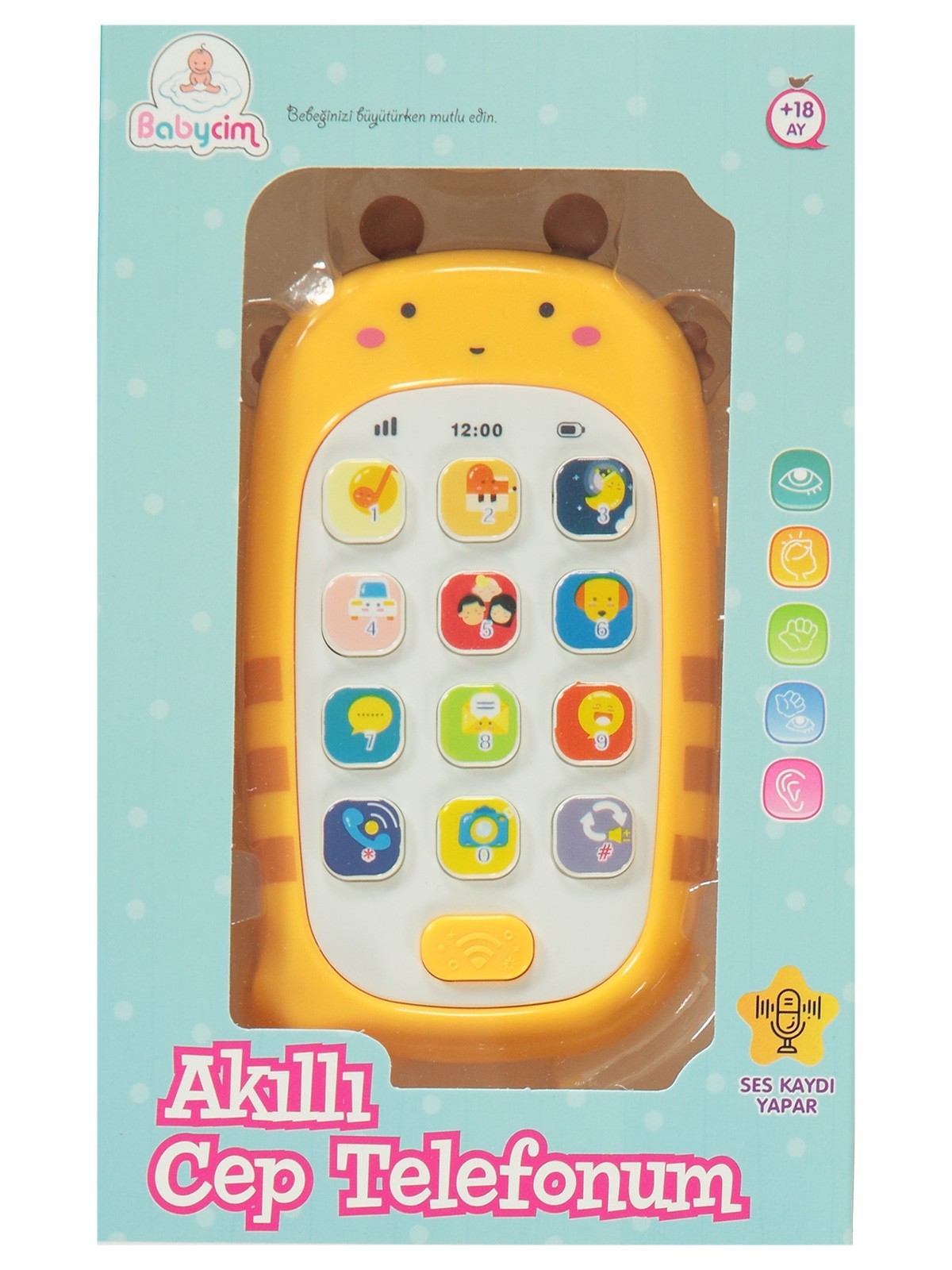 Babycim Sesli, Müzikli Ses Kaydetme Özellikli Çocuk Telefonu