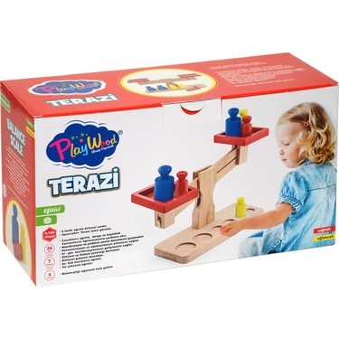 Playwood Kutuda Ahşap Terazi