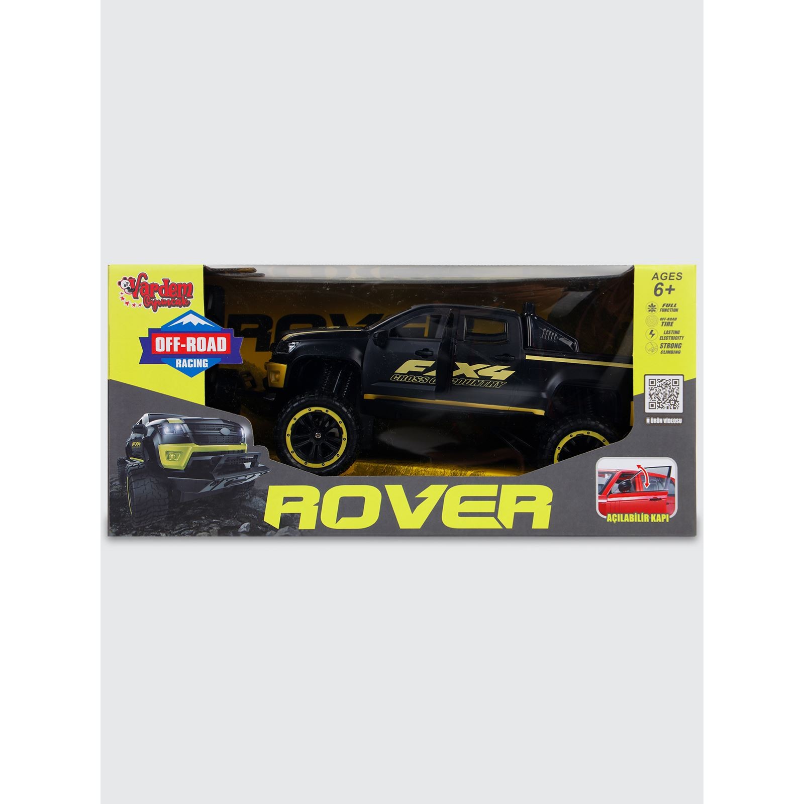 Vardem Uzaktan Kumandalı 1:15 Off-Road Rover Jeep Sarı