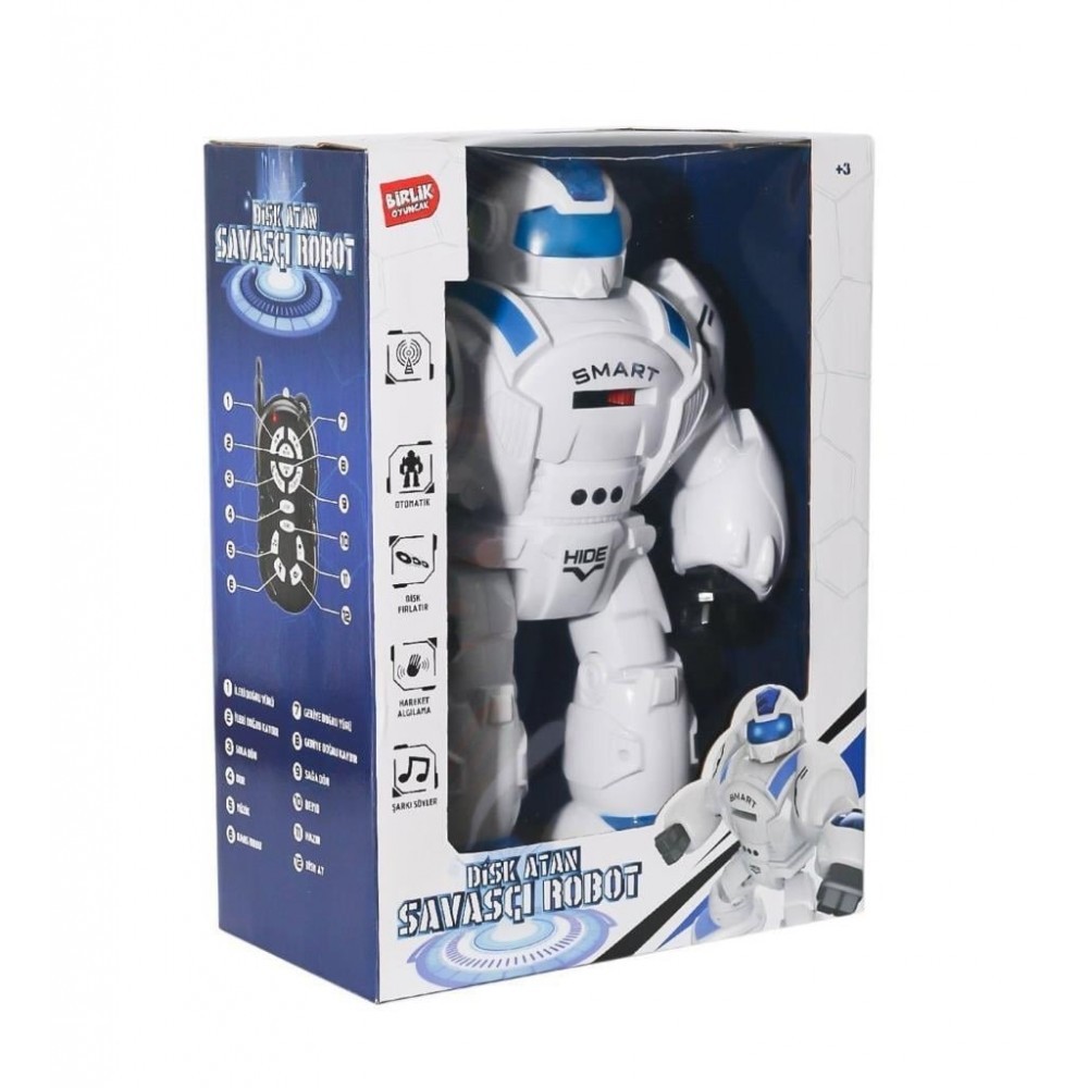 Disk Atan Savaşçı Birlik Robot
