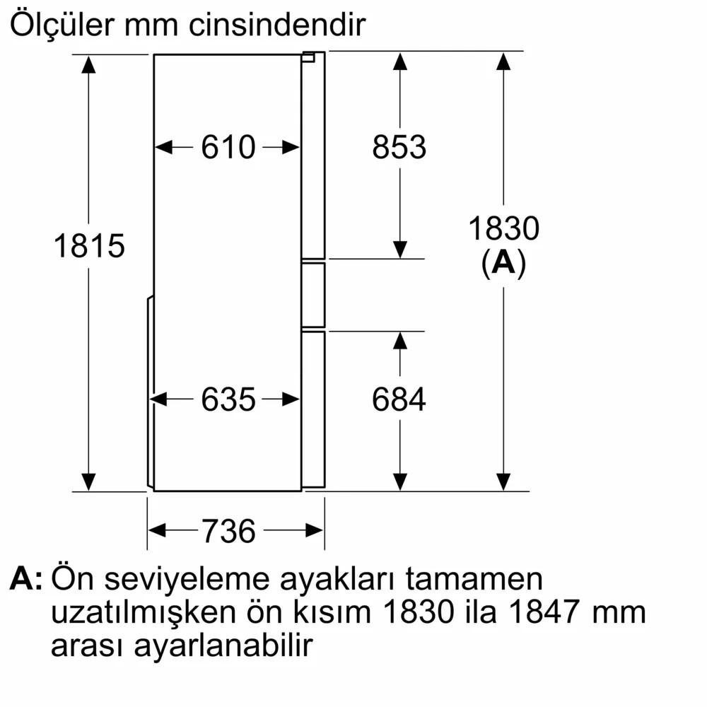 IQ 700 Siemens KF96RSBEA Buzdolabı