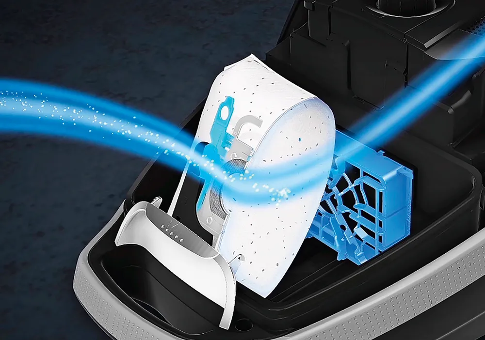 iQ300 Siemens VSC3A210 Toz torbalı Süpürge Kırmızı