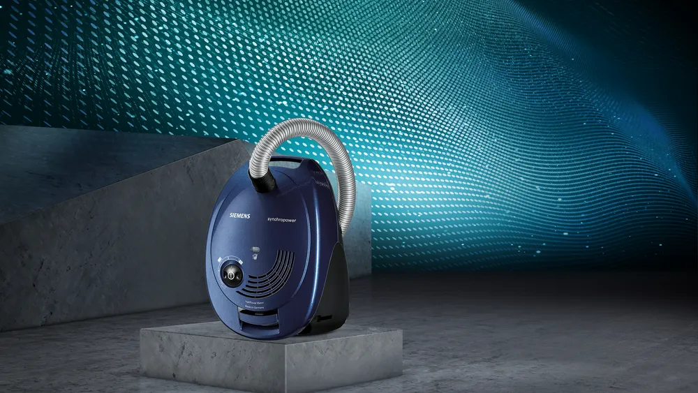 VS06B1110 Toz torbalı Süpürge synchropower Mavi