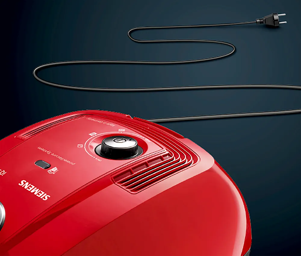 iQ300 Siemens VSC3A210 Toz torbalı Süpürge Kırmızı