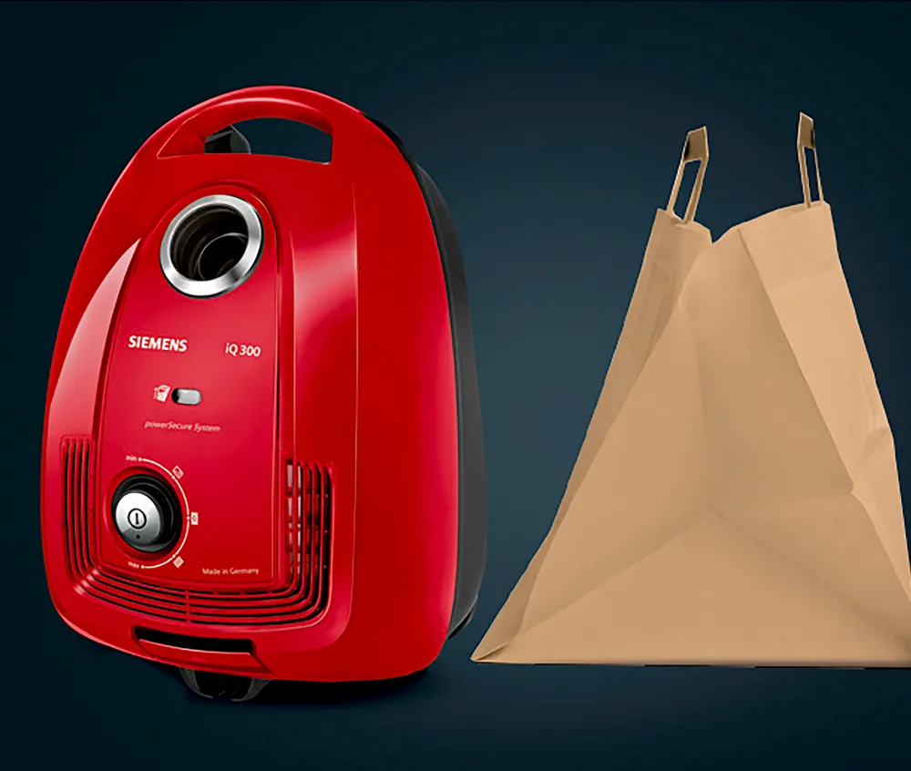 iQ300 Siemens VSC3A210 Toz torbalı Süpürge Kırmızı